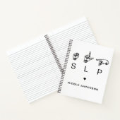 Carnet Personalisé SLP orthophoniste Langue Pathologiste  (Intérieur)