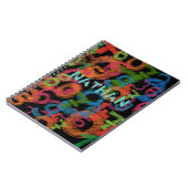 Carnet Personalised Colorful Numbers Graffiti (Côté gauche)