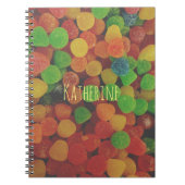 Carnet Personalised Gumdrops Candy (Devant)