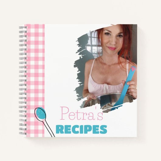 Carnet Personalised Recipe Book (Your Photo) (Devant)