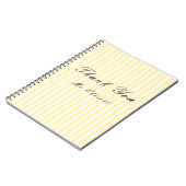 Carnet Personalised Thank You Teacher Notebook (Côté gauche)