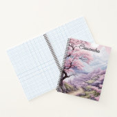 Carnet Personalizable Cherry Blossom Landscape  (Intérieur)