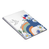 Carnet PERSONALIZE BOHO Flowers with Bird Notebook (Côté Droit)