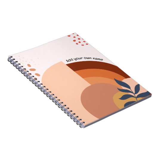 Carnet PERSONALIZE BOHO Notebook (Côté Droit)