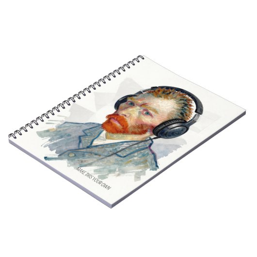 Carnet Personalize Rocking Vincent Portrait Notebook (Côté gauche)