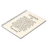 Carnet Personalized 40th Birthday (Côté gauche)