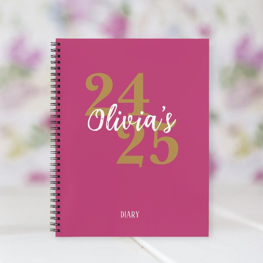 Carnet Personalized Academic Diary 2024-2025