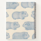 Carnet Personalized Aesthetically Cute Guinea Pigs Patter (Dos)