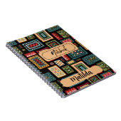 Carnet Personalized African print  (Côté Droit)