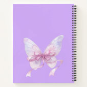 Carnet Personalized  Artist Sketchbook with bow Notebook (Dos)