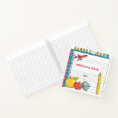 Carnet Personalized Back to School Apple Notebook for Kid (Intérieur)