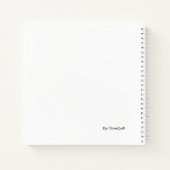 Carnet Personalized Back to School Apple Notebook for Kid (Dos)