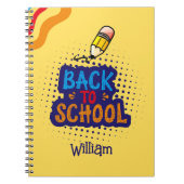 Carnet Personalized "Back To School" Fun Doodle (Devant)
