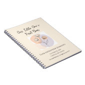Carnet Personalized Beige Baby Photo Notebook (Côté Droit)
