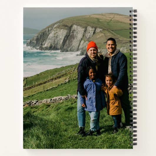 Carnet Personalized Best Dad Ever Photo Collage (Dos)