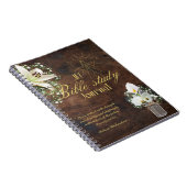 Carnet Personalized Bible Study Add Name and Faith Verse  (Côté Droit)