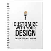Carnet Personalized Blank Company Branded Custom  (Devant)