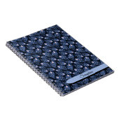 Carnet Personalized Blue Peacock Feather Notebook (Côté Droit)