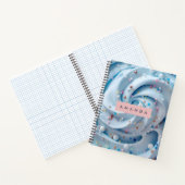 Carnet Personalized Blue Whipped Frosting Sprinkle (Intérieur)
