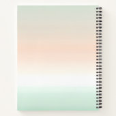 Carnet Personalized Blush and Mint Pastel Ombre  (Dos)