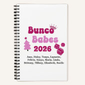 Carnet Personalized Bunco Babe  (Recto)