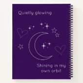 Carnet Personalized Celestial Design Spiral Notebook (Dos)