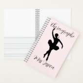 Carnet Personalized choreographer Teacher appreciation  (À l'intérieur)