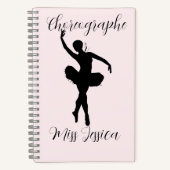Carnet Personalized choreographer Teacher appreciation  (Recto)