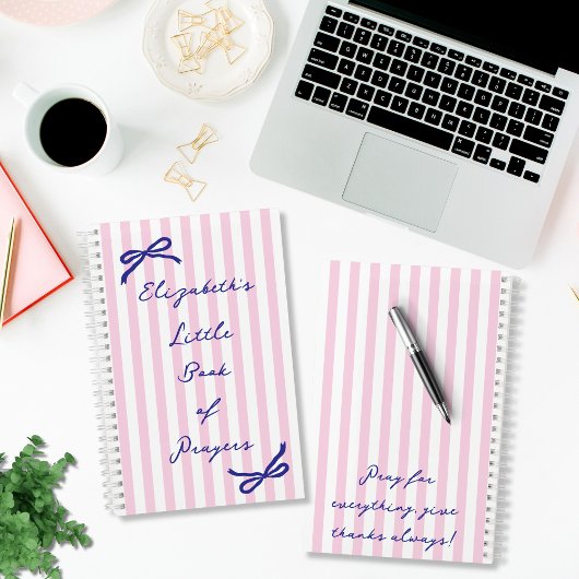 Carnet Personalized Christian Prayer Bible Study Notebook