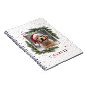 Carnet Personalized Christmas Pet Photo – Holiday  (Côté Droit)