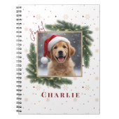 Carnet Personalized Christmas Pet Photo – Holiday  (Devant)