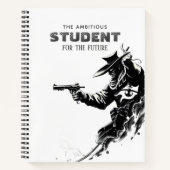 Carnet personalized cowboy notebook (Devant)