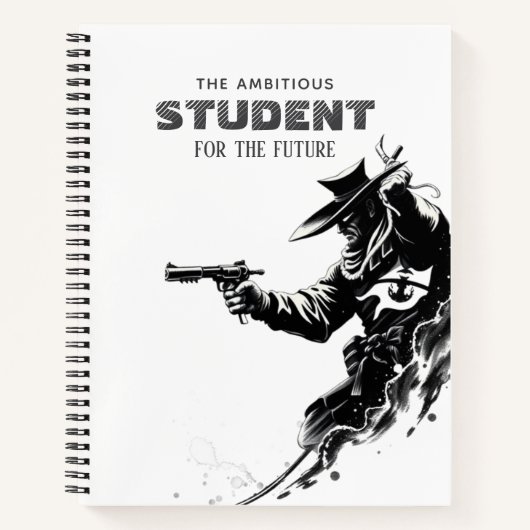 Carnet personalized cowboy notebook (Devant)
