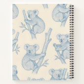Carnet Personalized Cozy Koala Pattern (Dos)