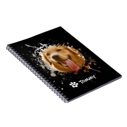 Carnet Personalized Custom Photo with Name Spiral Photo (Côté Droit)