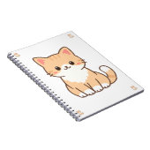 Carnet Personalized Cute Cat Gift – Custom Pet Name Minim (Côté Droit)