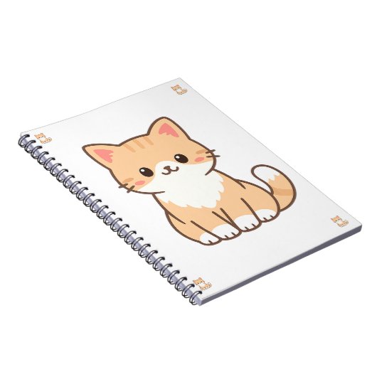 Carnet Personalized Cute Cat Gift – Custom Pet Name Minim (Côté Droit)