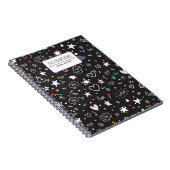 Carnet Personalized Cute Doodle Notebook with Name (Côté Droit)
