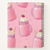 Carnet Personalized Cute Pink Milkshake Sprinkles (Dos)