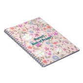 Carnet Personalized Ditsy Flowers Blush (Côté Droit)