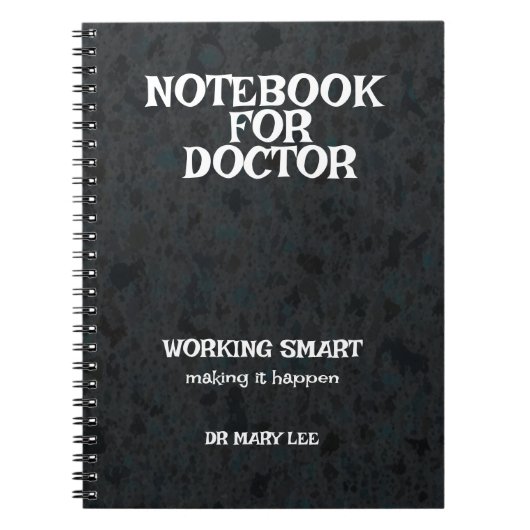 Carnet Personalized Doctor (Devant)
