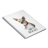 Carnet Personalized Dog Photo | Custom Pet Name  (Côté Droit)