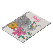 Carnet Personalized Elephant Name Notebook (Côté gauche)
