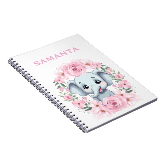 Carnet Personalized Elephant Notebook (Côté Droit)