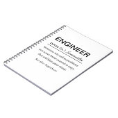 Carnet Personalized Engineer Definition (Côté gauche)