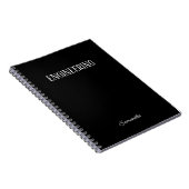 Carnet  Personalized Engineering Subject Notebook (Côté Droit)