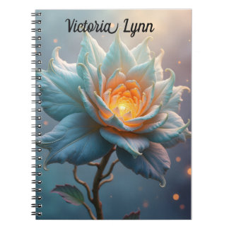 Carnet Personalized Ethereal Flower Note Book
