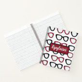 Carnet Personalized Eyeglasses Spectacles Optician  (Intérieur)
