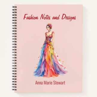 Carnet Personalized Fashion Sketch Book