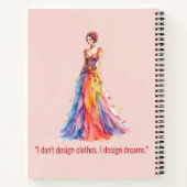 Carnet Personalized Fashion Sketch Book (Dos)